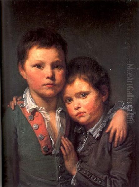 Portrait De Francois Et D'alexandre De La Rochefoucauld - view 1
