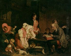 The Rent Collector by Jean Baptiste Greuze