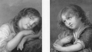 La Jeune Fille Pensive by Jean Baptiste Greuze