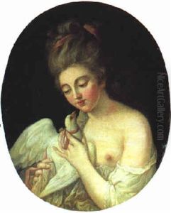 Madchen Mit Einer Taube, "die Unschuld" by Jean Baptiste Greuze
