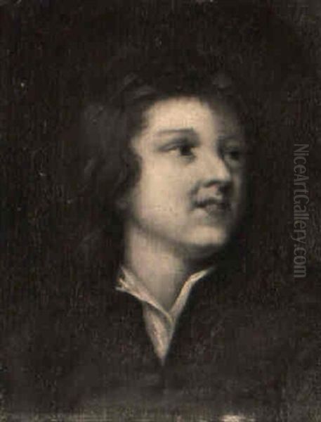 A Boy, Head And Shoulders, Laughing - view 1