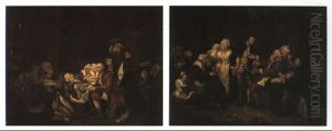 L'accord,e De Village by Jean Baptiste Greuze