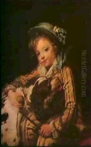 A Boy With A Dog by Jean Baptiste Greuze