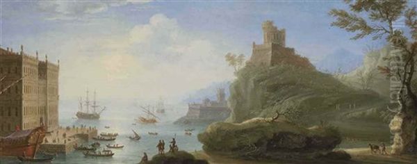 Capriccio Of A Mediterranean Harbour - view 1