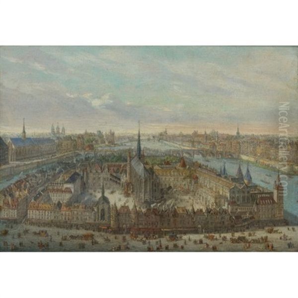 View Of Paris With The Sainte-chapelle - view 1