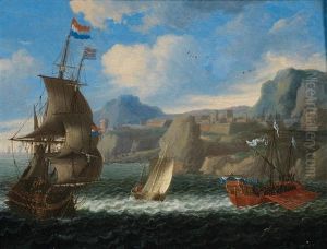 A Pair Of Italian Harbour Views A Pair Of Italian Harbour Views