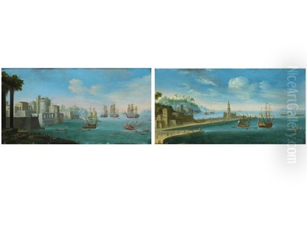 Veduten Des Hafens Von Napoli - view 1