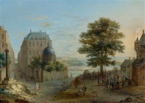 Dancing Peasants In A Landscape
