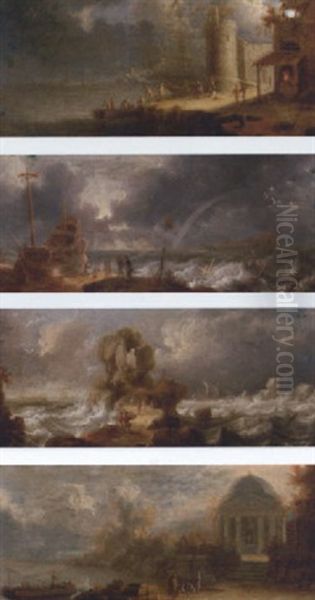 Fisherman Docking At A Harbour - view 1