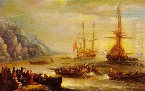 Scene De Chasse A La Baleine