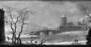 Winter Landscape by Orazio Grevenbroeck