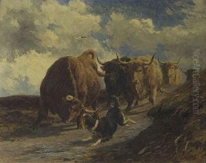 Keeping The Herd Together by Alfred Grey