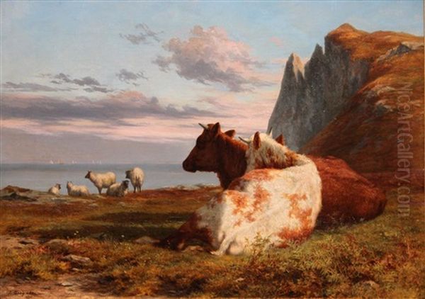 Cattle On The Hill, Howth, Co Dublin - view 1