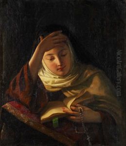 Young Nun At Prayer Young Nun At Prayer