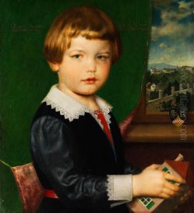 Knabenbildnis Des Olaf Olsen by Theodor Baierl