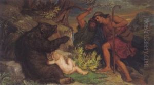 Findelkind Von Baren Beschutzt