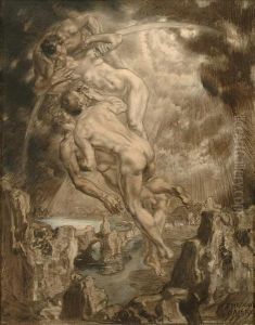 At The Last Judgement by Theodor Baierl