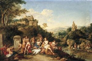 Leda And The Swan by Jan Griffier the Elder