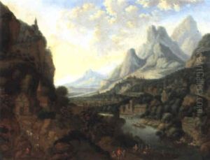 Phantastische Flusslandschaft Mit Hohen Felsen