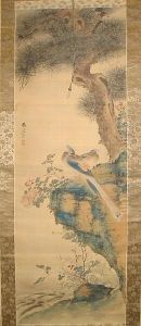Baiitsu: Peacocks Under A Pine by Yamamoto Baiitsu