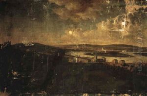 View Of The Queen's House And Royal Hospital, Greenwich by Jan Griffier the Elder