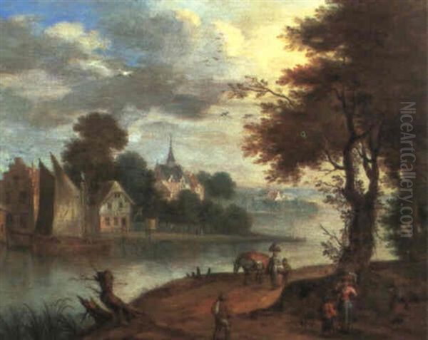Paysage De La Vallee Du Rhin - view 1