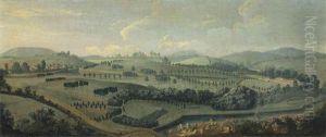 An View Of Gisburne Park, Yorkshire, And The Park