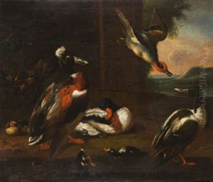 Bodegon De Aves by Robert Griffier