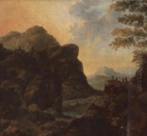 Vue De La Vallee Du Rhin by Robert Griffier