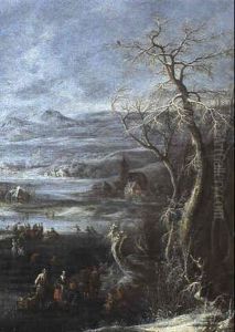 Paysage De Neige by Robert Griffier