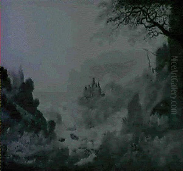 Paysage De La Vallee Du Rhin - view 1