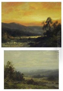 Sunset Over The River by Thomas Bailey Griffin