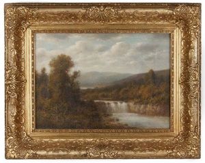 River Landscape by Thomas Bailey Griffin