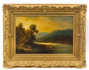 Mountainous Landscape by Thomas Bailey Griffin