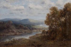 River Landscape by Thomas Bailey Griffin