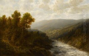 A Mountain Stream by Thomas Bailey Griffin