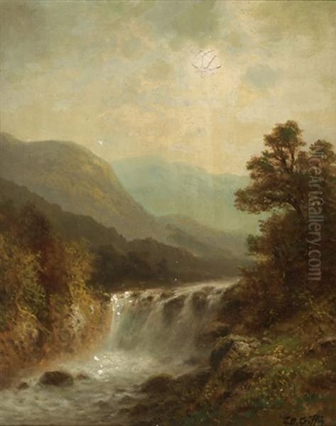 Landscape With Waterfall - view 1