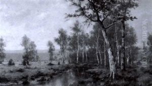 Birches By A Stream by Thomas Bailey Griffin