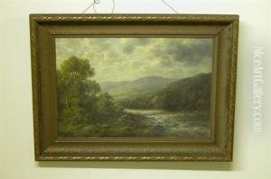 River Landscape by Thomas Bailey Griffin
