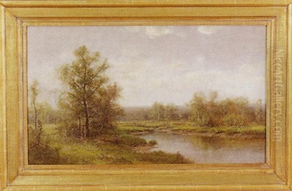 Landscape With Meandering Stream - view 1