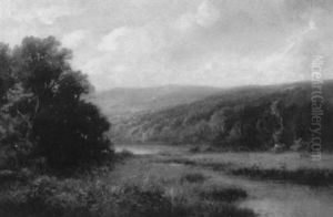 River Landscape by Thomas Bailey Griffin