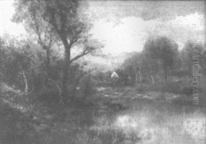 Landscape With Pond by Thomas Bailey Griffin