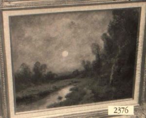 Landscape At Sunset by Thomas Bailey Griffin
