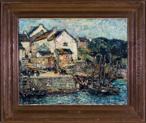 Breton Fishing Village by Walter Griffin