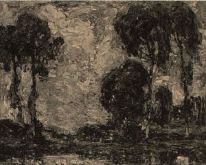 Landscape At Longpre France by Walter Griffin