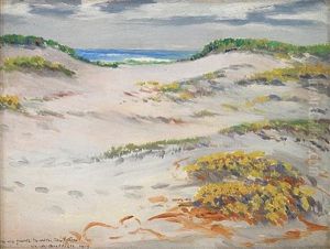 Sand Dunes Along The Sea by William Alexander Griffith