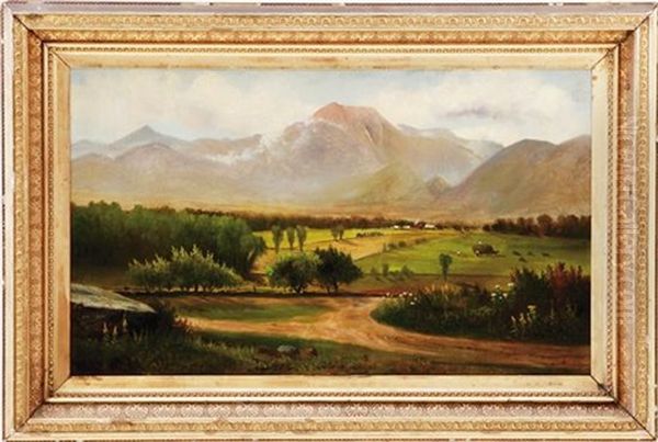 Mountainous Farming Scene, New Hampshire - view 1