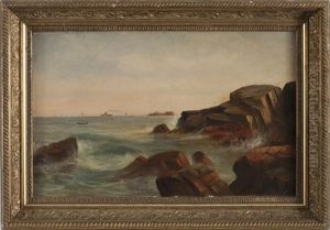 New England Coastal Scene by Samuel W. Griggs
