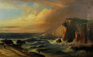 Fisherman On The Maine Coast by Samuel W. Griggs