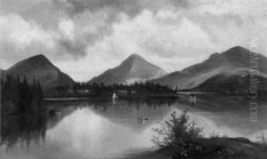Summer Day On A Mountain Lake